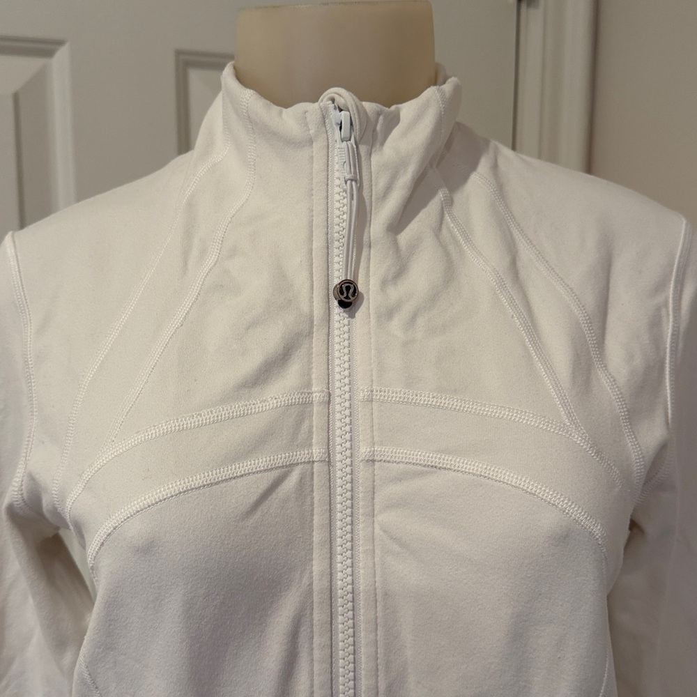 Lululemon Define Jacket Luon White Zip-Up Jacket size 8 - Picture 8 of 12